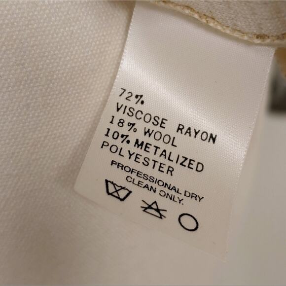 NWT St. John Gold Iridescent Turtle Neck Tank Size Large - Picture 5 of 5